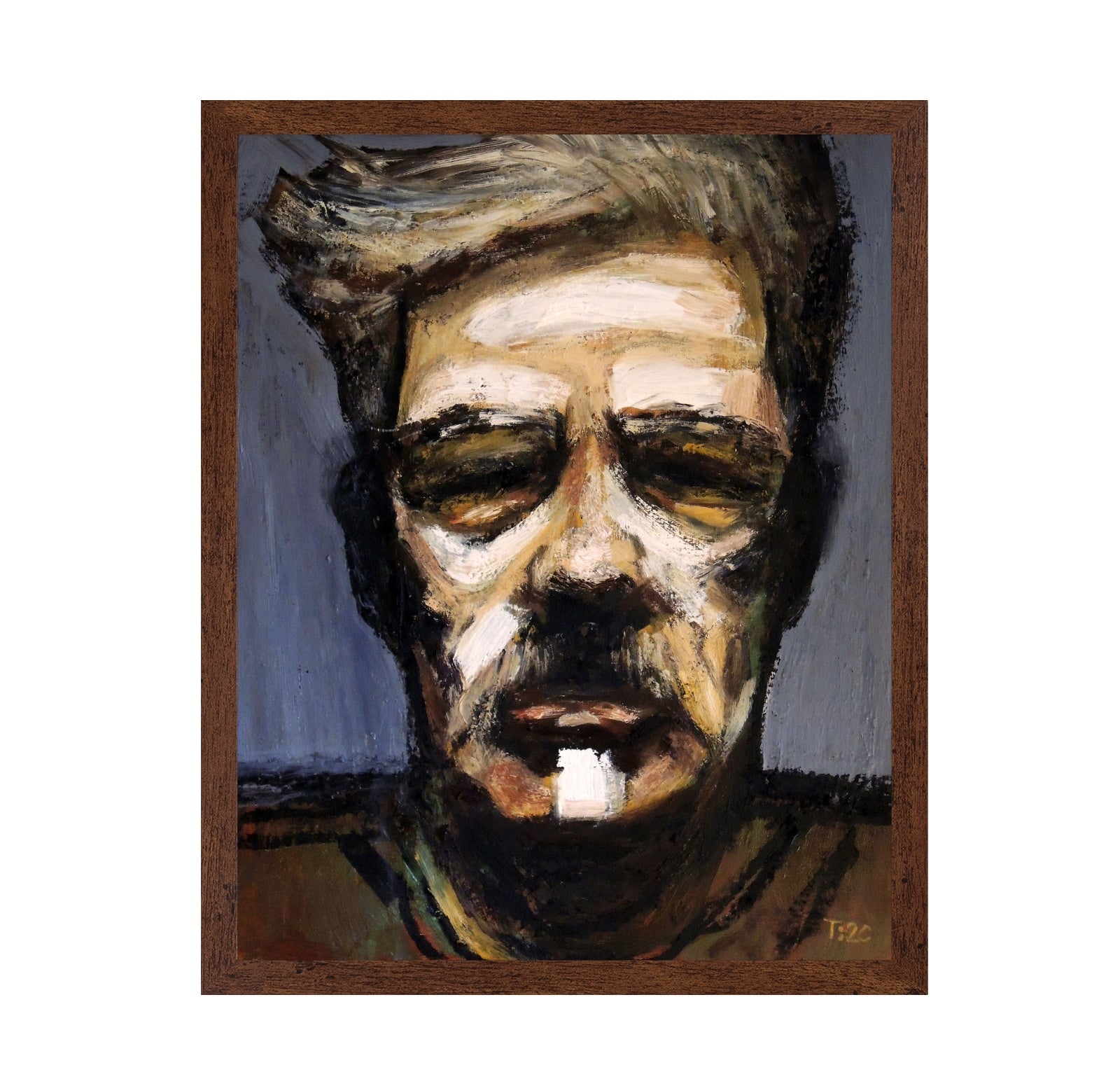 Shadowed Male Portrait