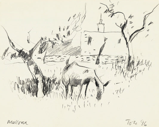 Grazing Goats Sketch