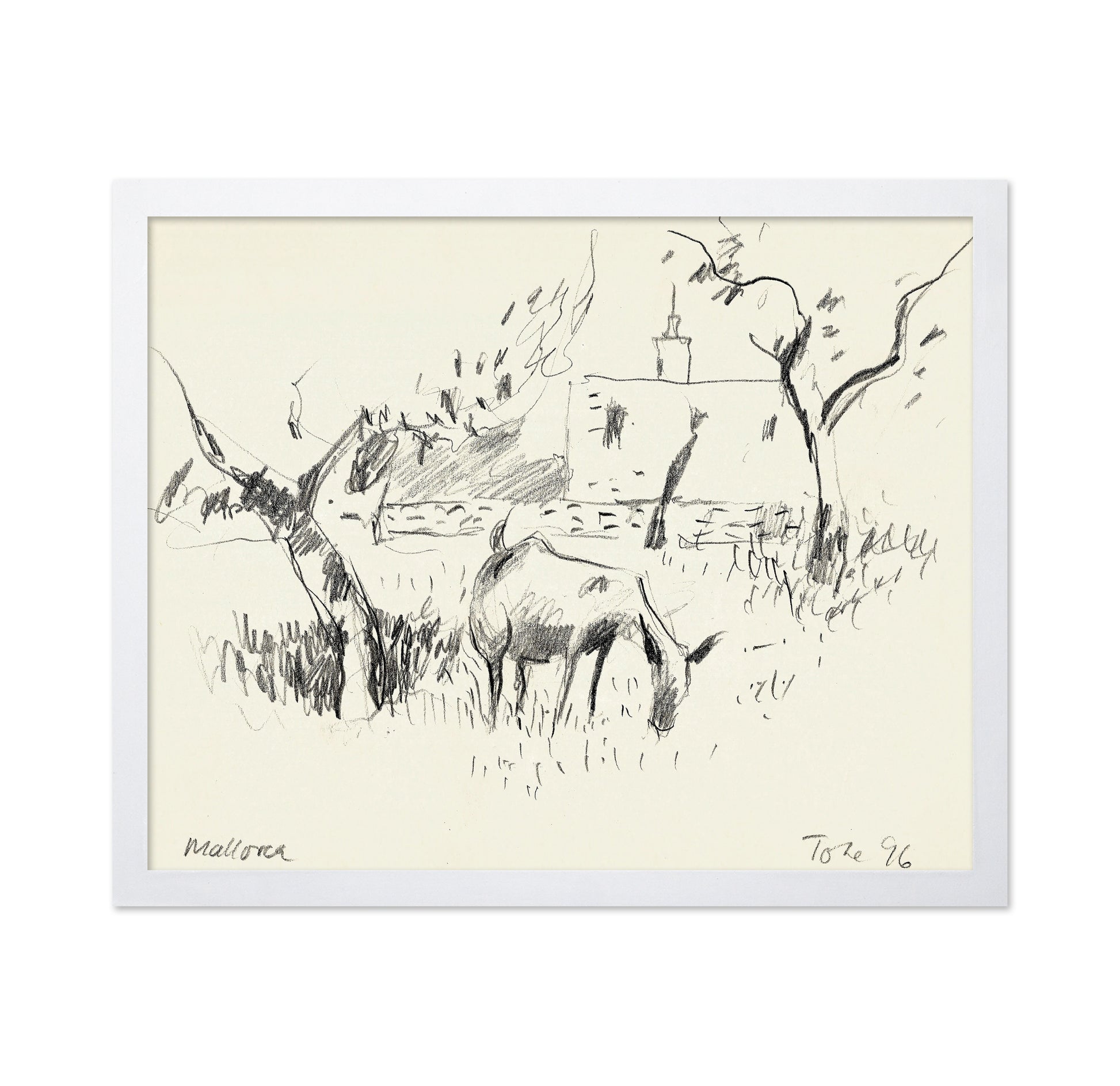 Grazing Goats Sketch