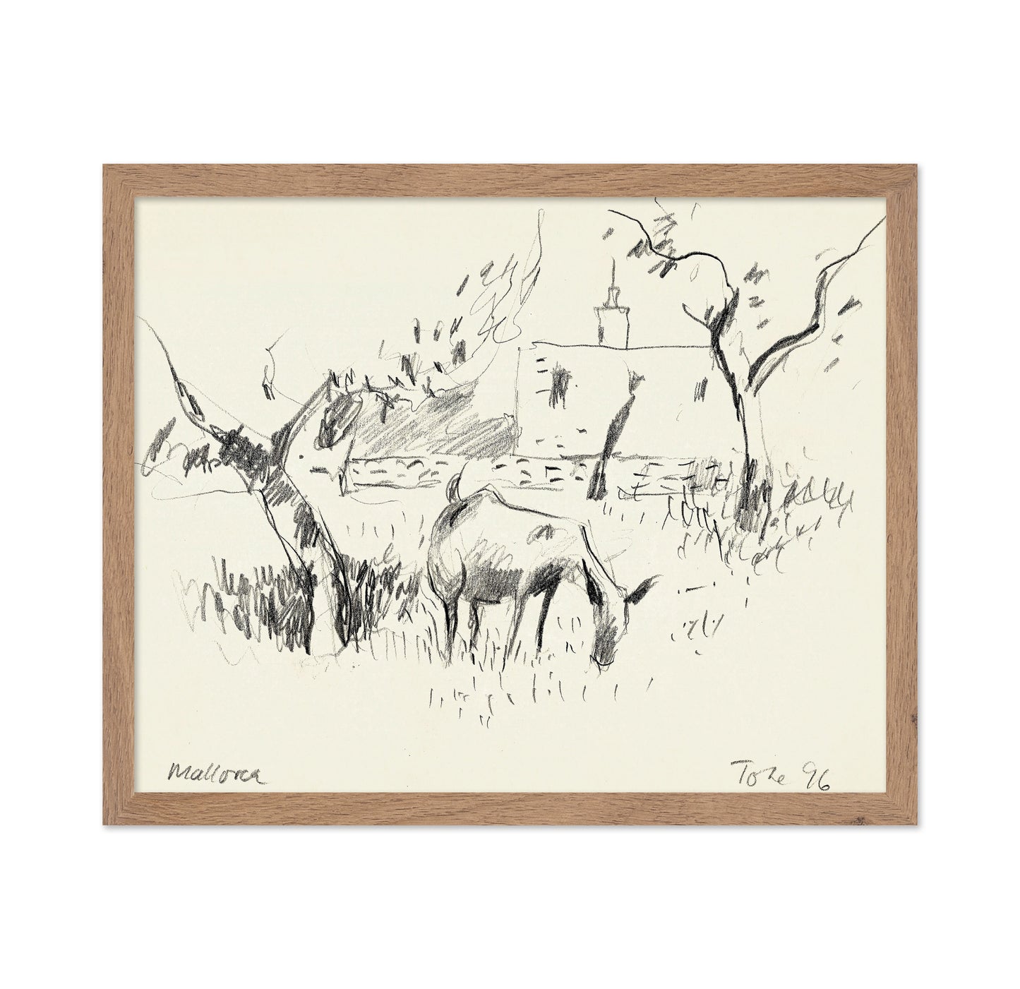 Grazing Goats Sketch