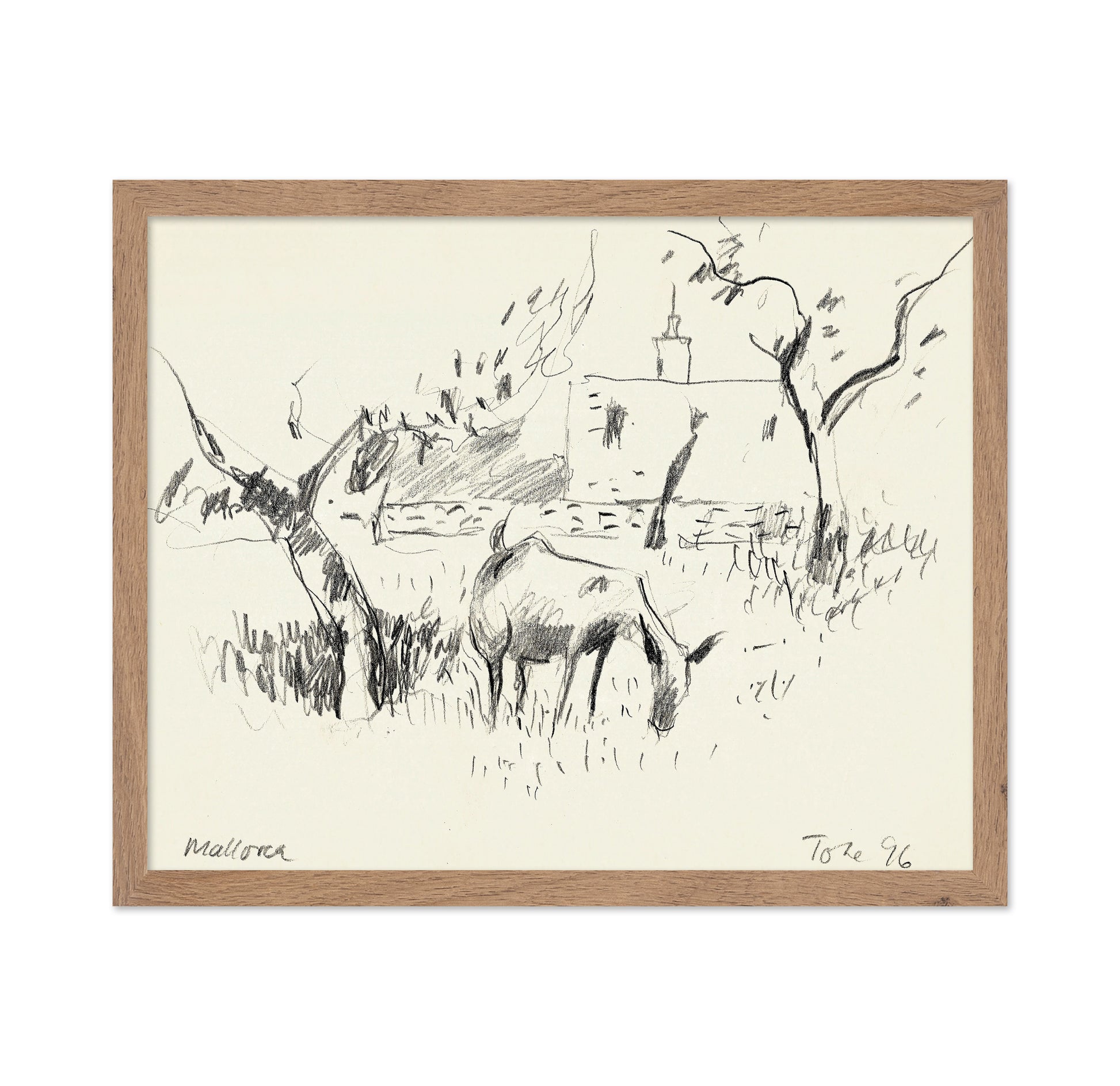 Grazing Goats Sketch