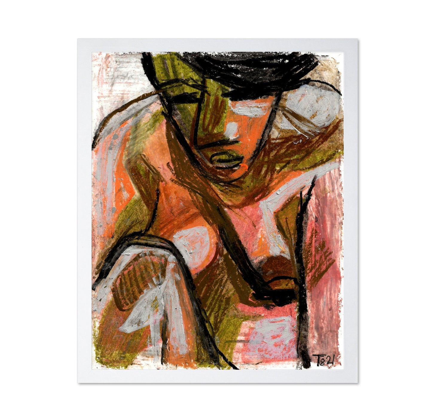 Abstract Seated Figure No4