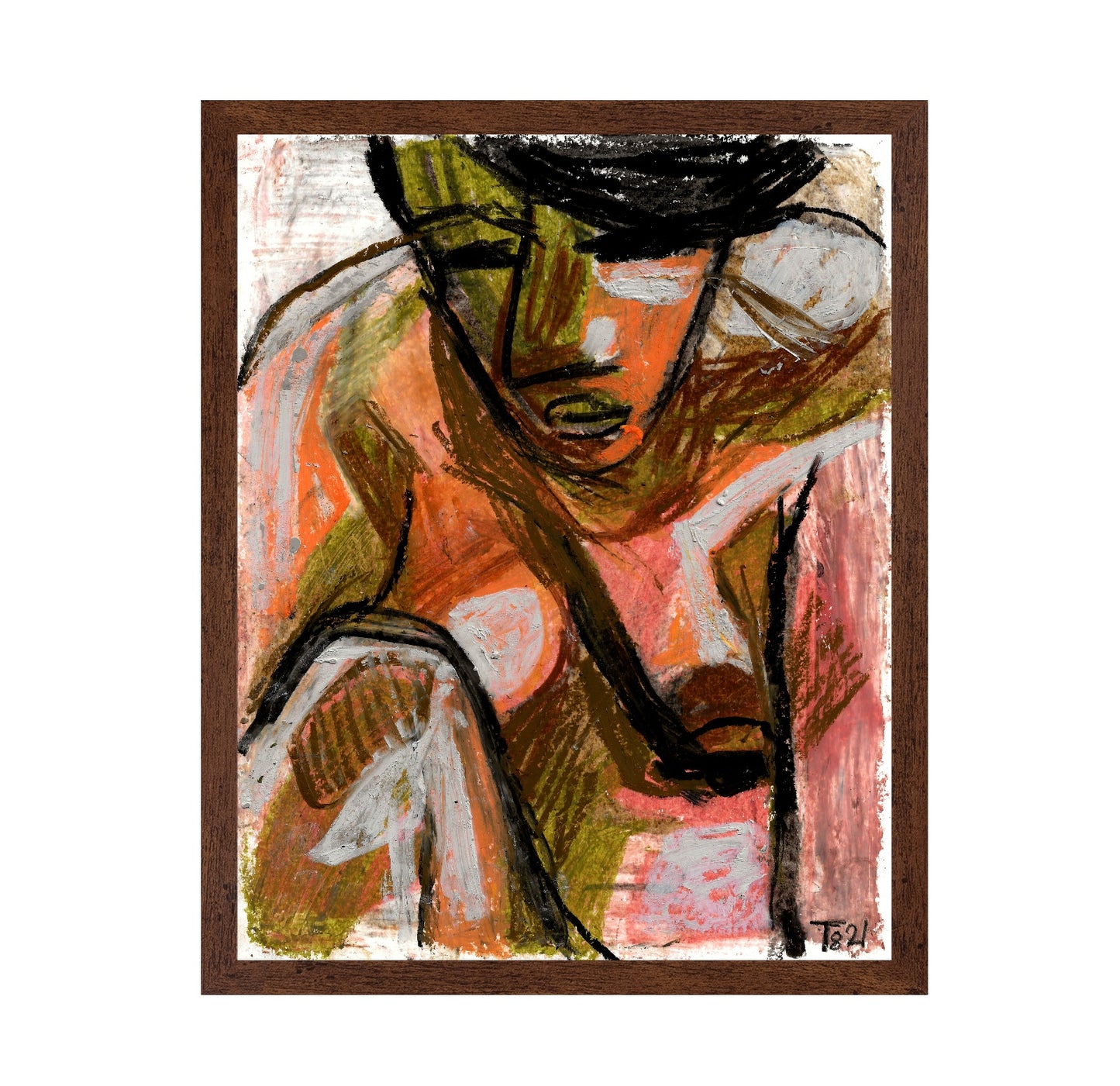 Abstract Seated Figure No4