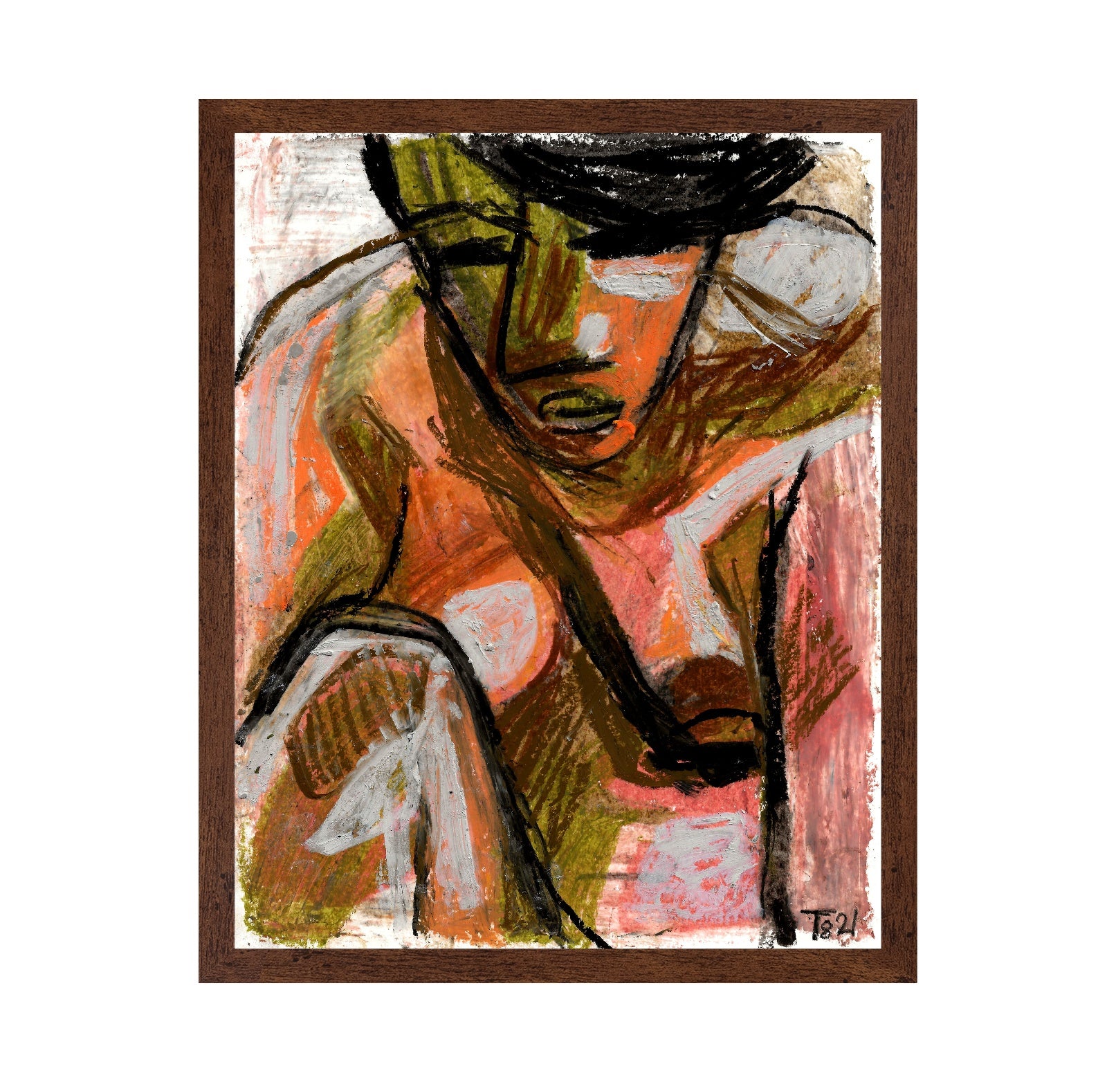 Abstract Seated Figure No4