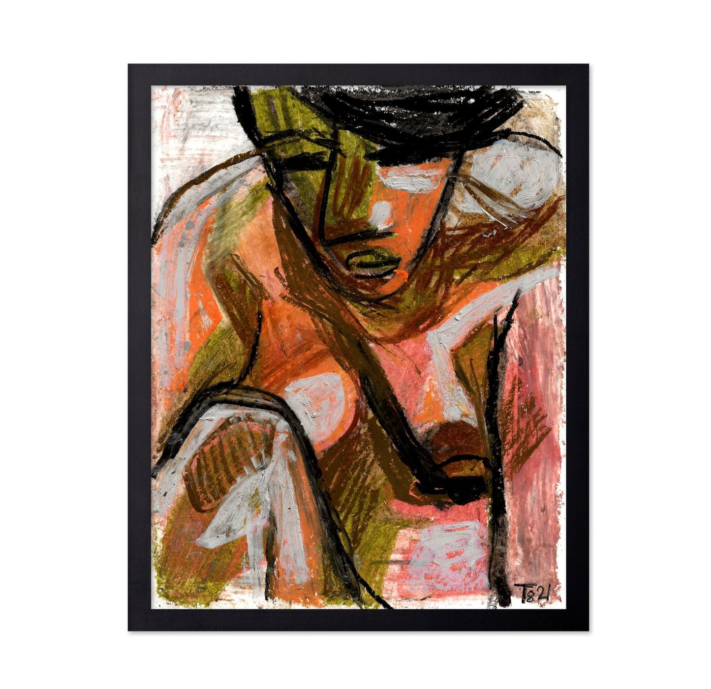 Abstract Seated Figure No4