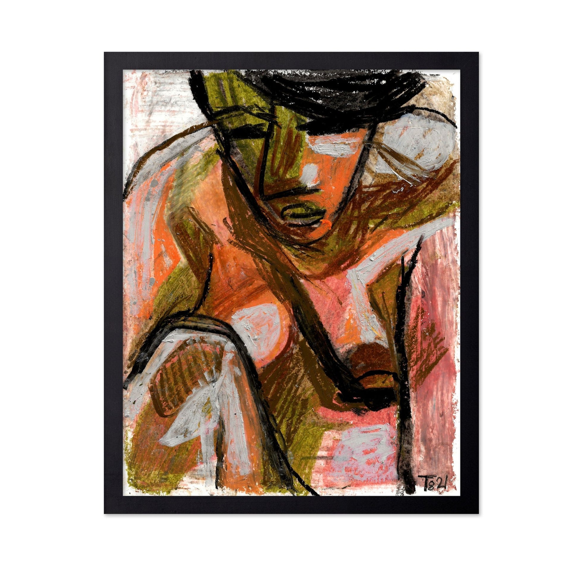 Abstract Seated Figure No4