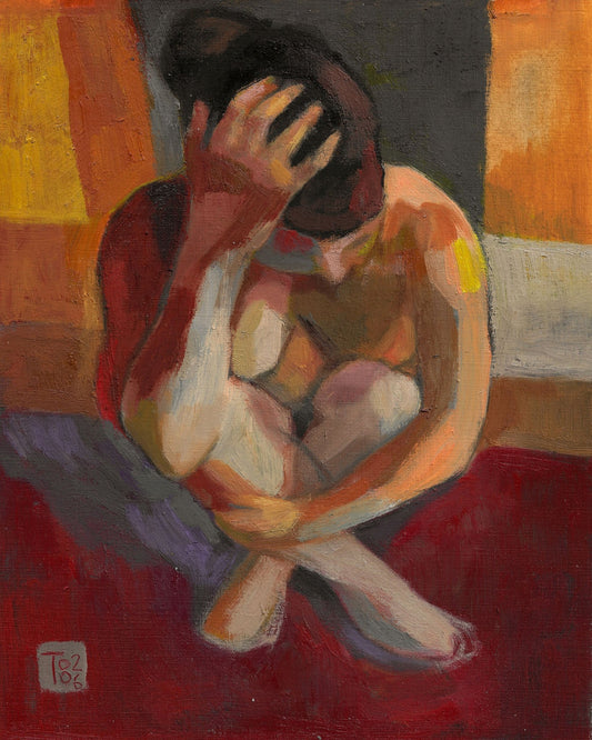 Seated Figure Reflection