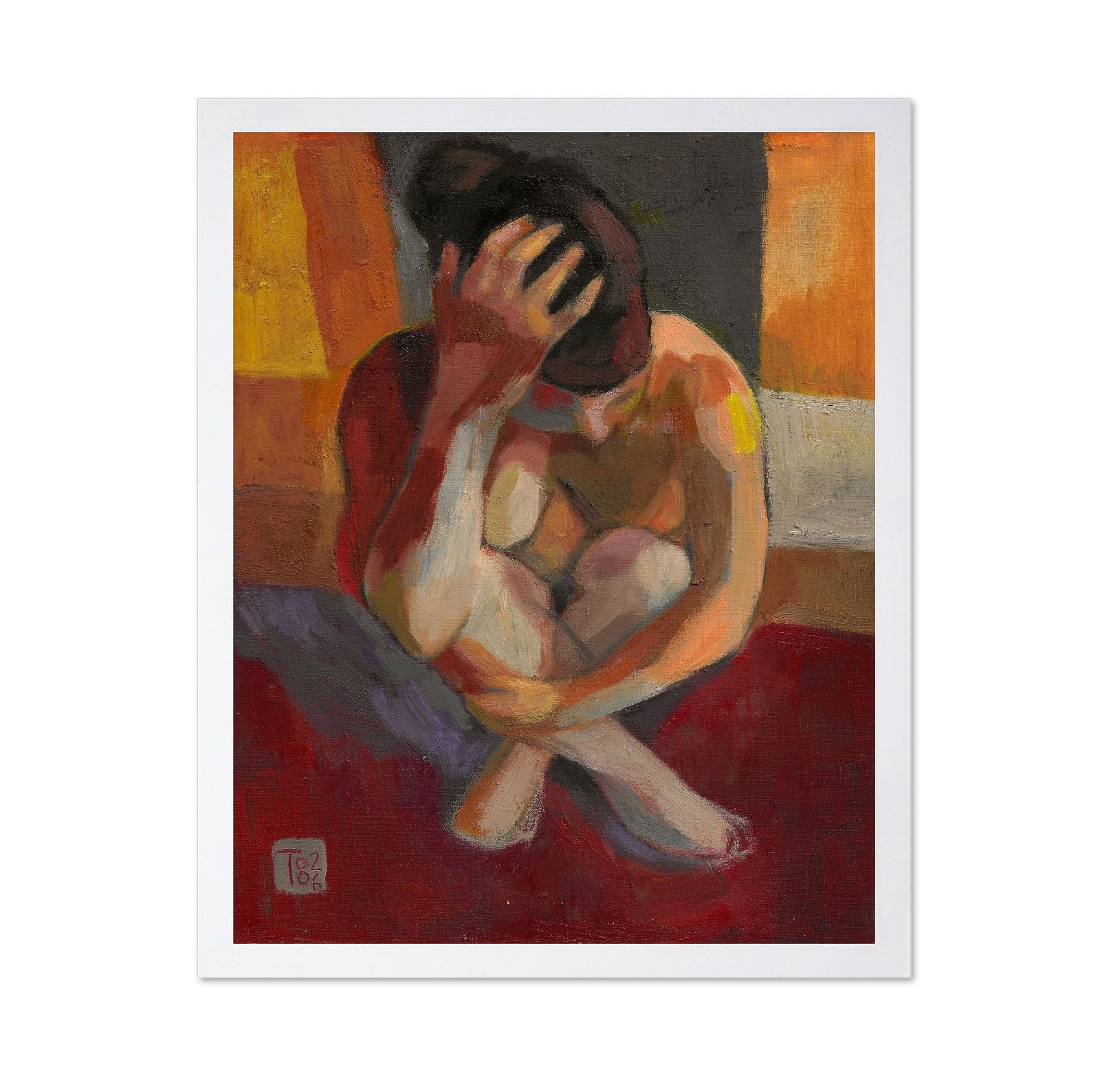 Seated Figure Reflection