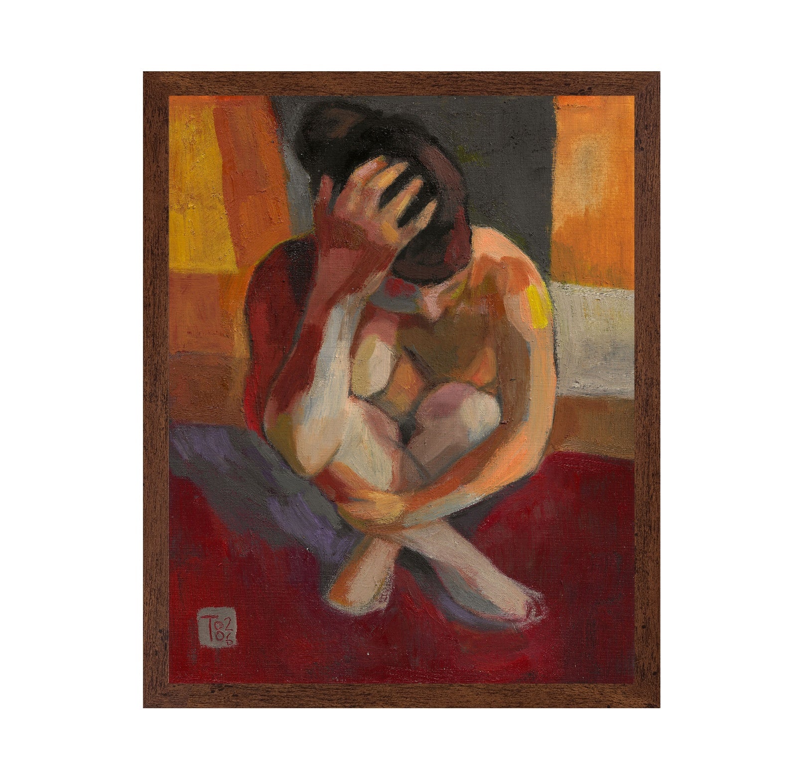 Seated Figure Reflection