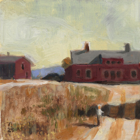 Rustic Village Scene