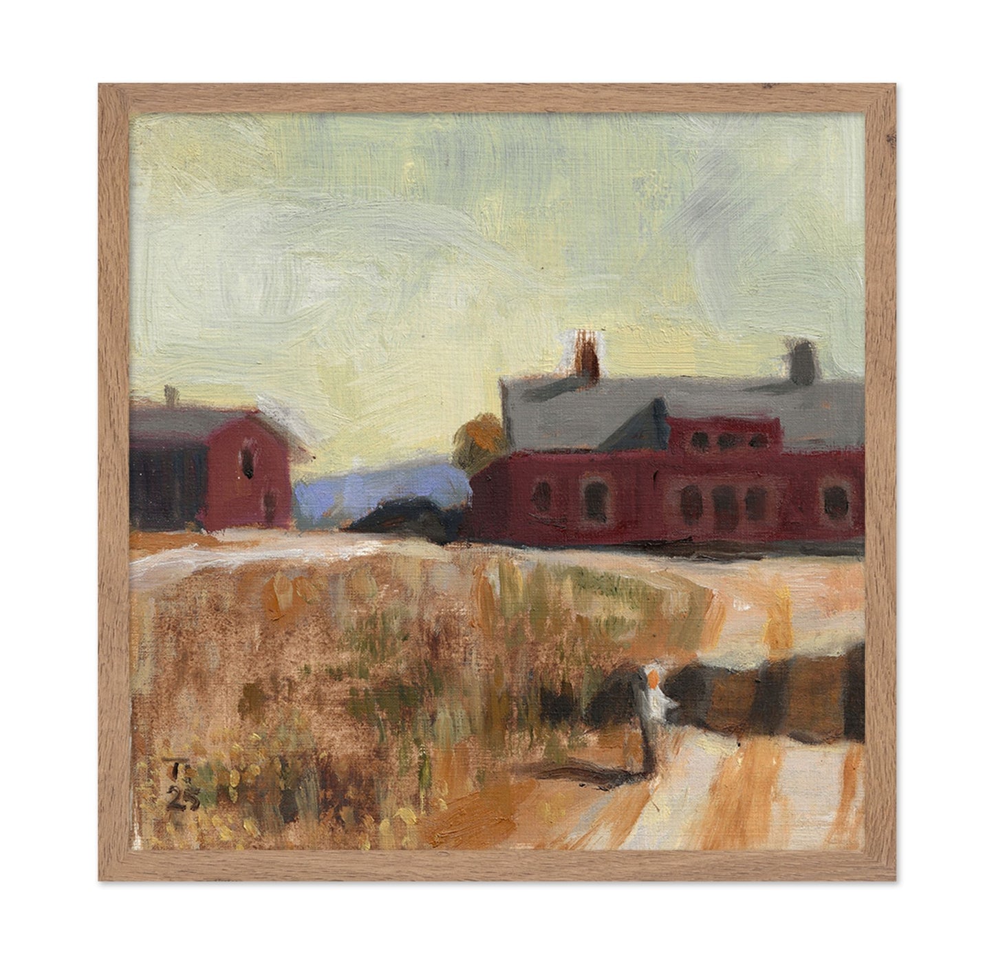 Rustic Village Scene