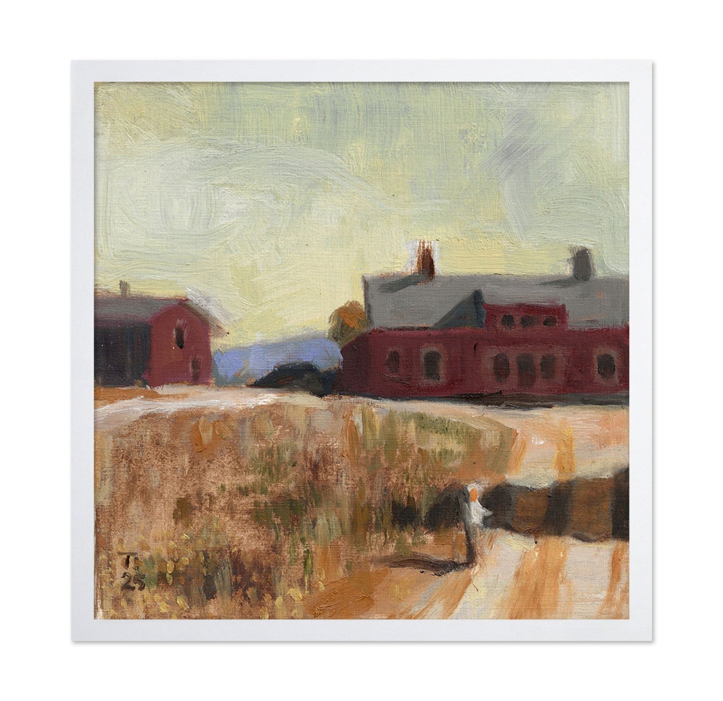 Rustic Village Scene