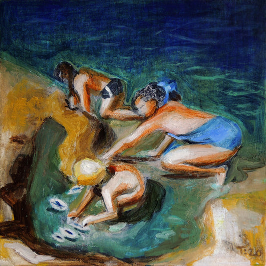 Women Bathing Scene