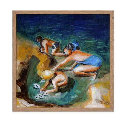 Women Bathing Scene