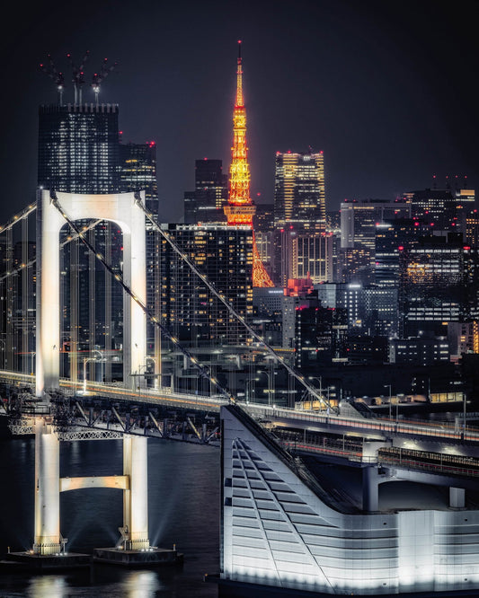 Tokyo Tower Bridge Night