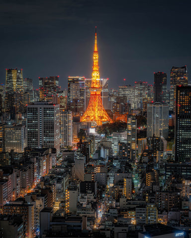 Tokyo Night Skyline No2