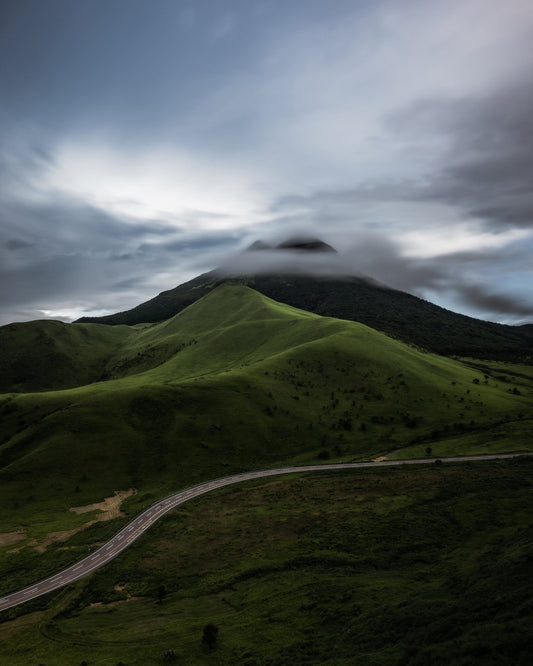 Misty Green Mountain
