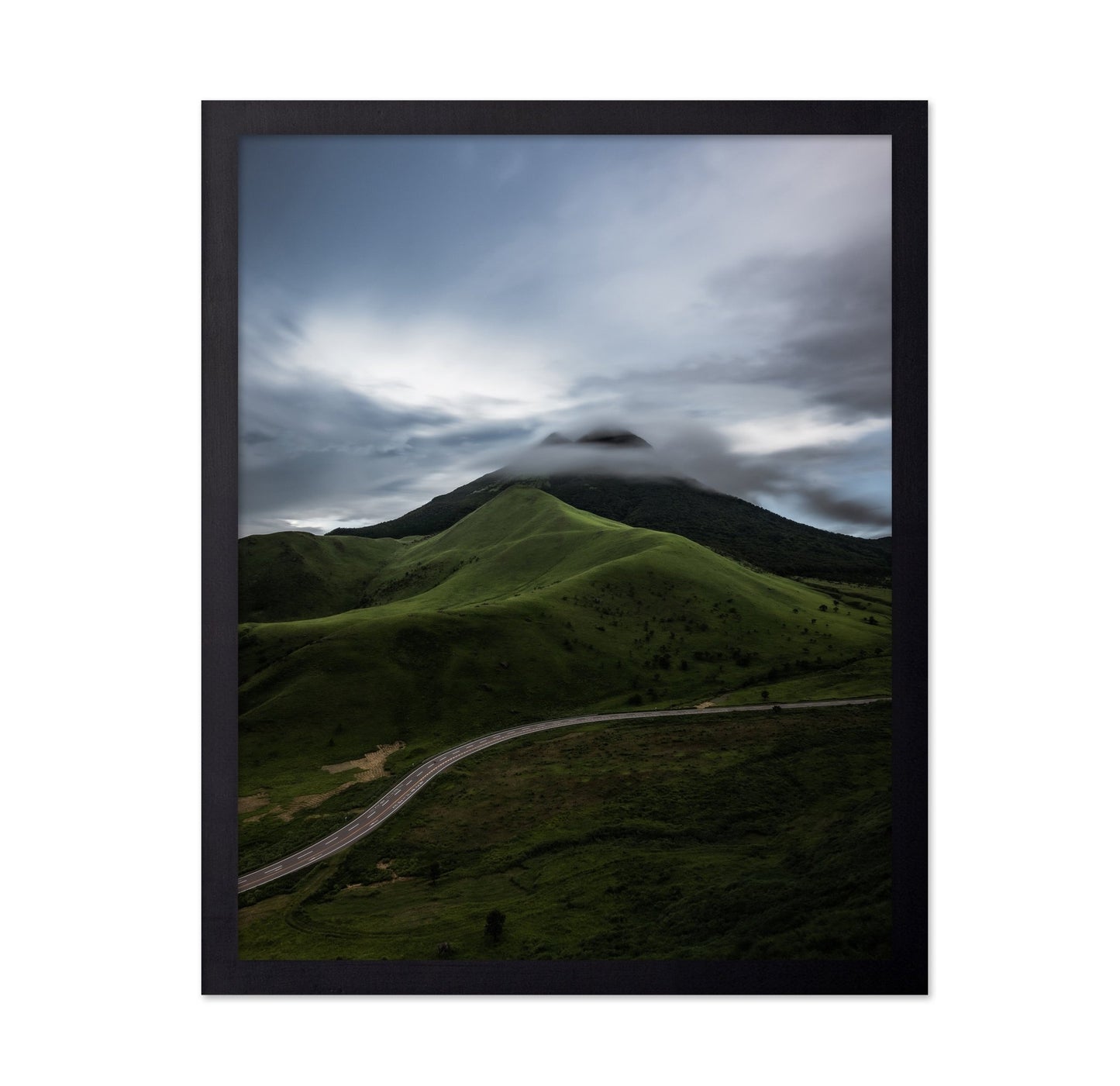 Misty Green Mountain