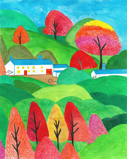 Colorful Hills Village No1
