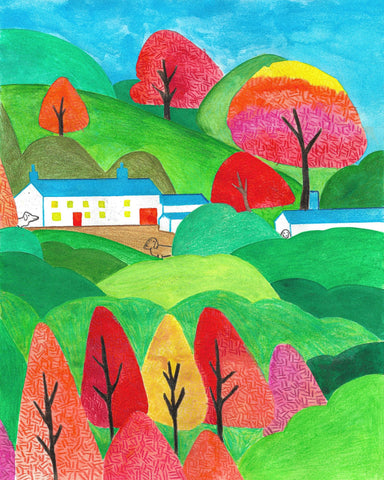 Colorful Hills Village No1