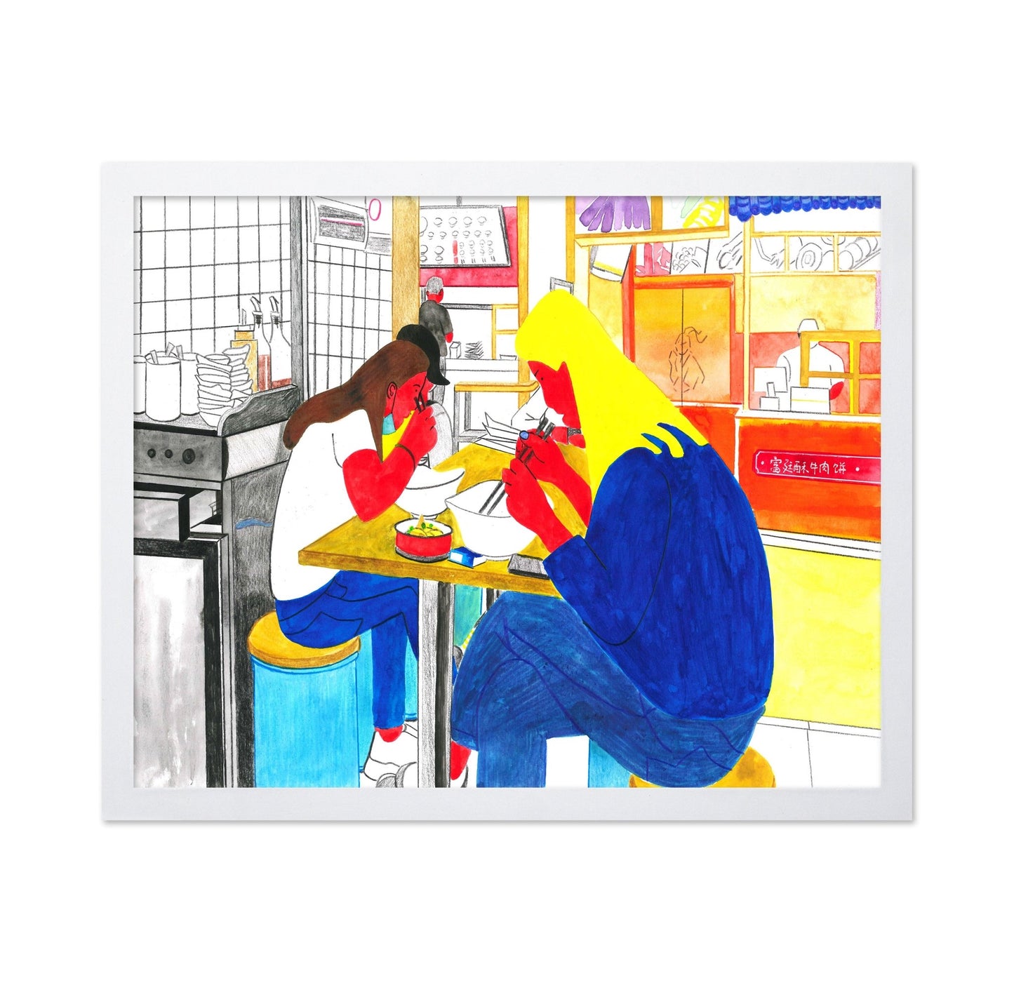 Noodle Shop Scene