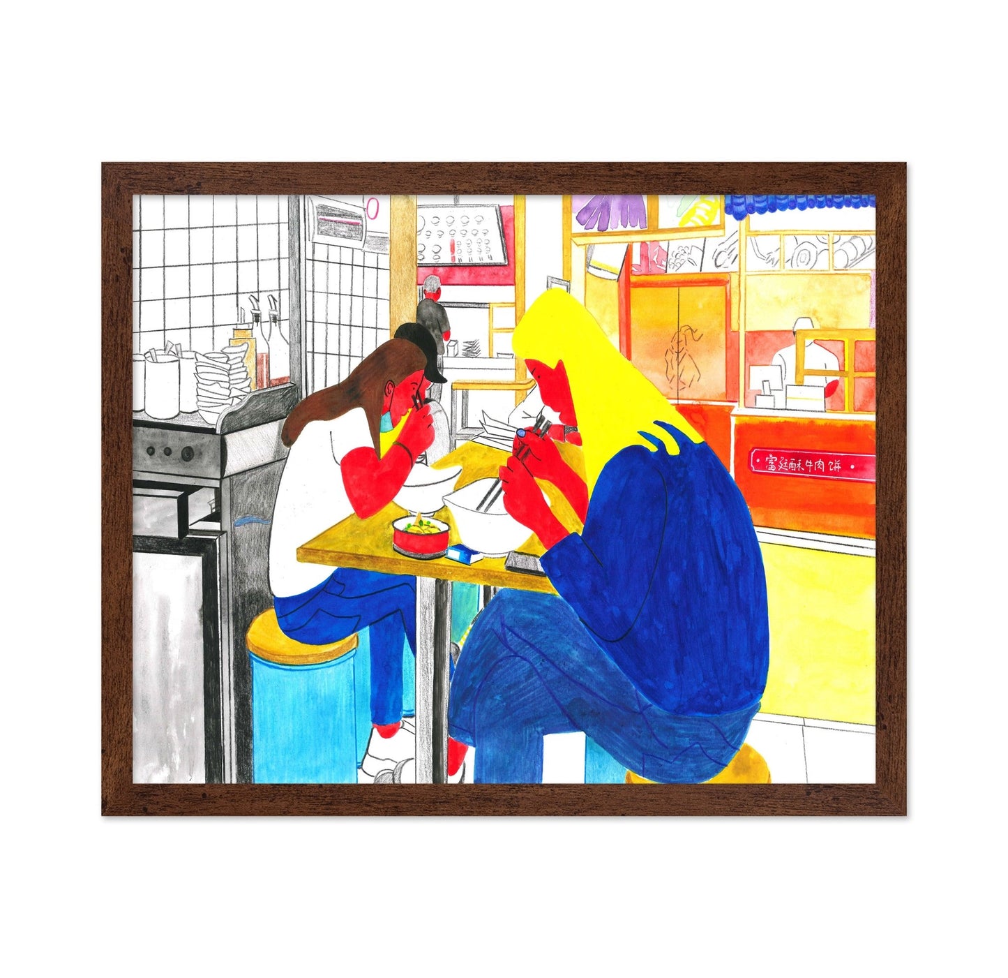 Noodle Shop Scene