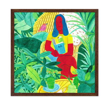 Reading In Greenery