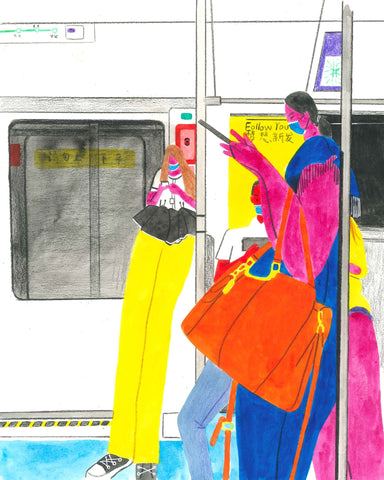 Subway Commute Moment
