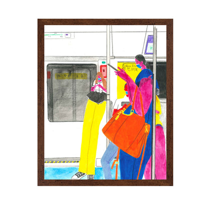 Subway Commute Moment