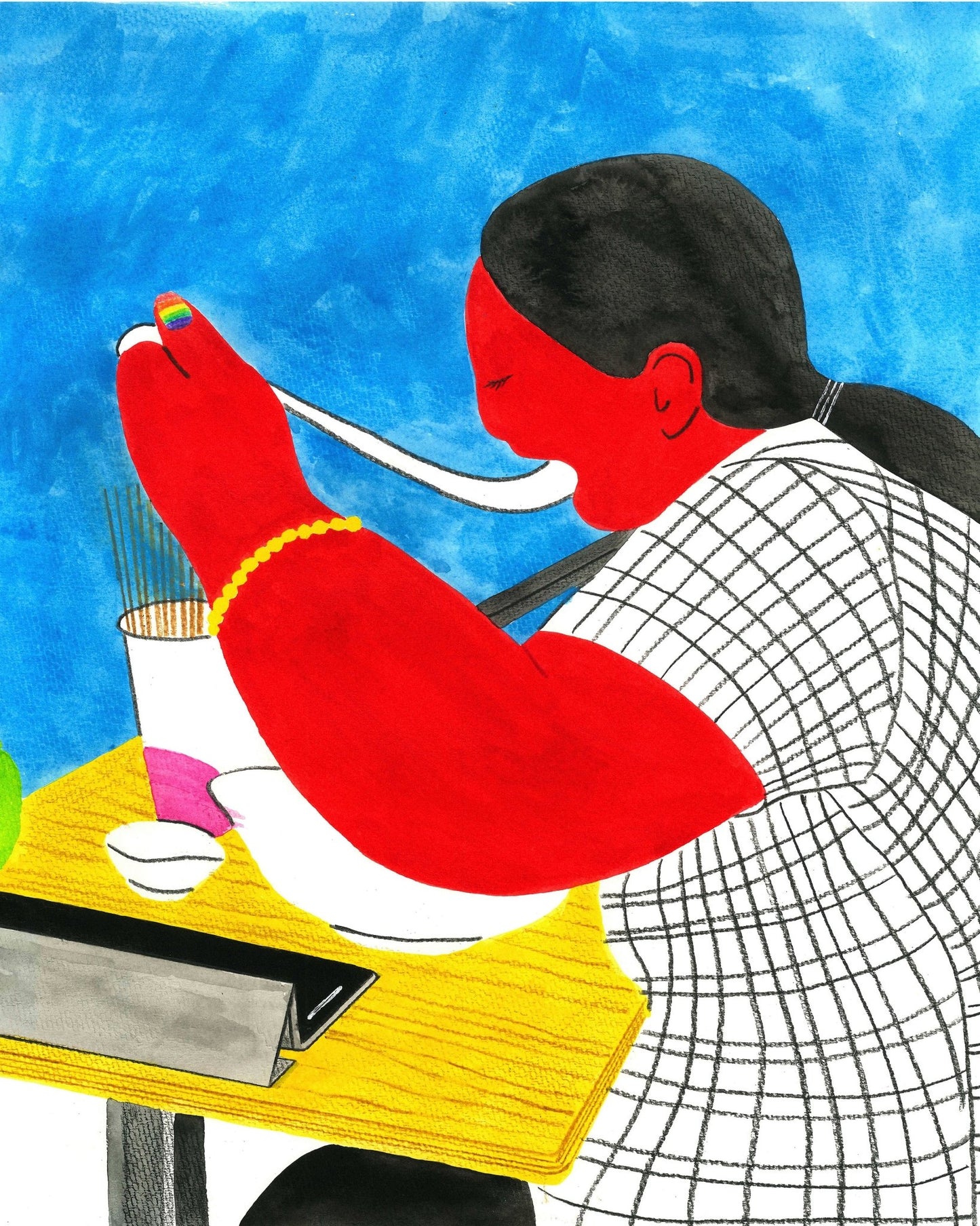 Bold Dining Scene