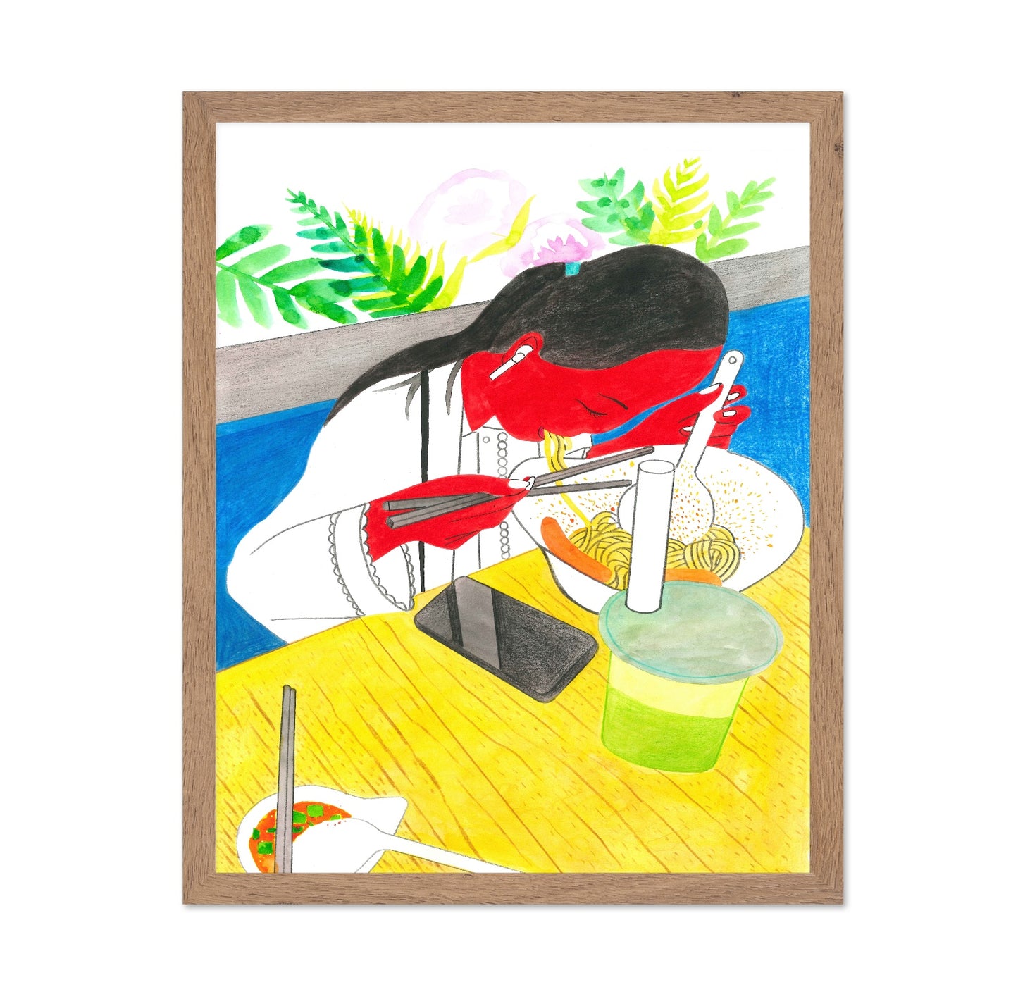 Phone Dining Moment