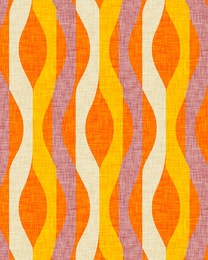 Retro Wavy Pattern
