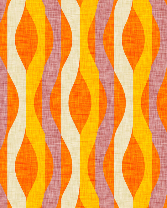 Retro Wavy Pattern