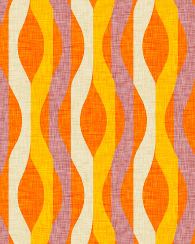 Retro Wavy Pattern