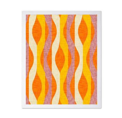Retro Wavy Pattern