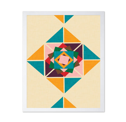 Geometric Quilt Star