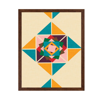 Geometric Quilt Star