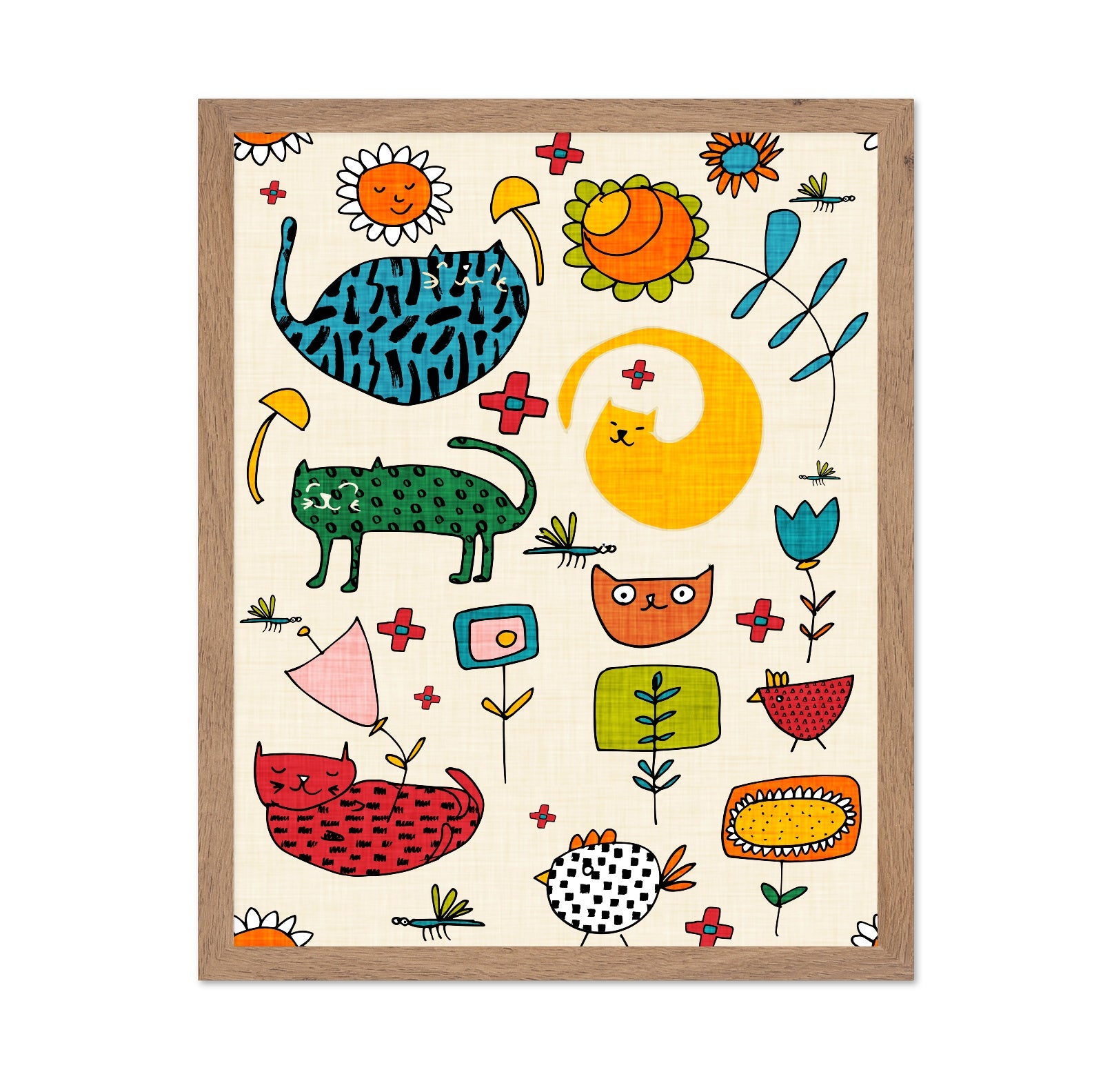 Colorful Cat Pattern