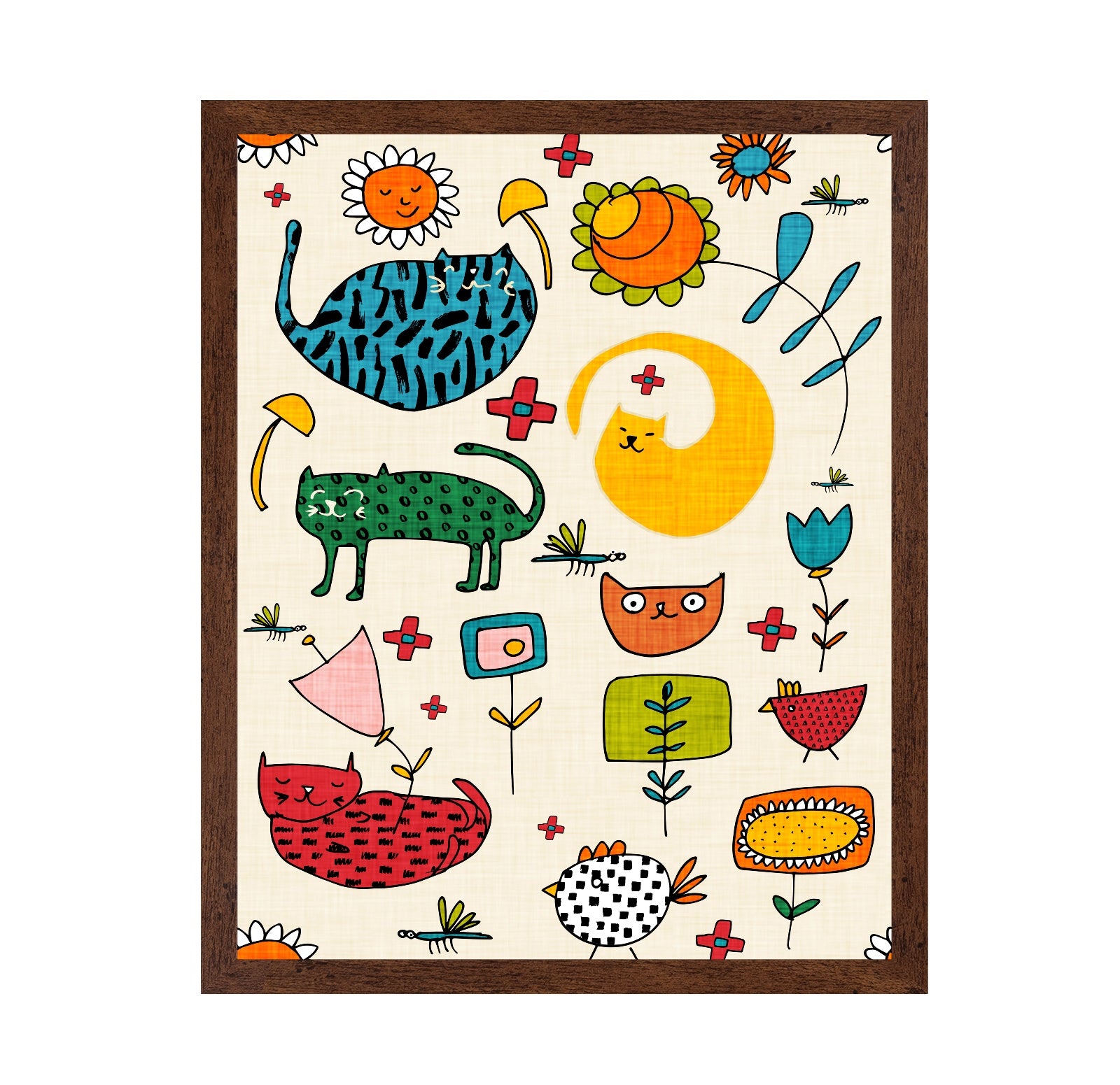 Colorful Cat Pattern