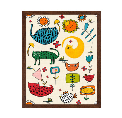 Colorful Cat Pattern