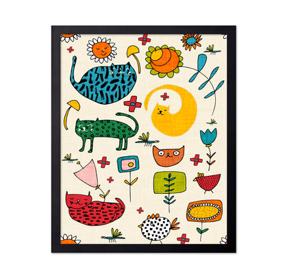 Colorful Cat Pattern