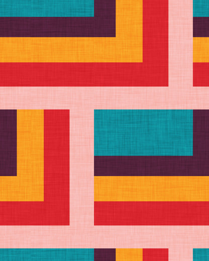 Color Block Grid No2