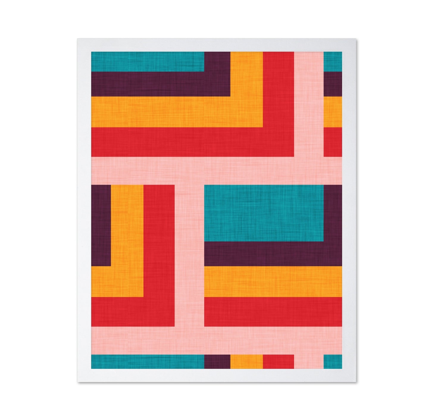 Color Block Grid No2