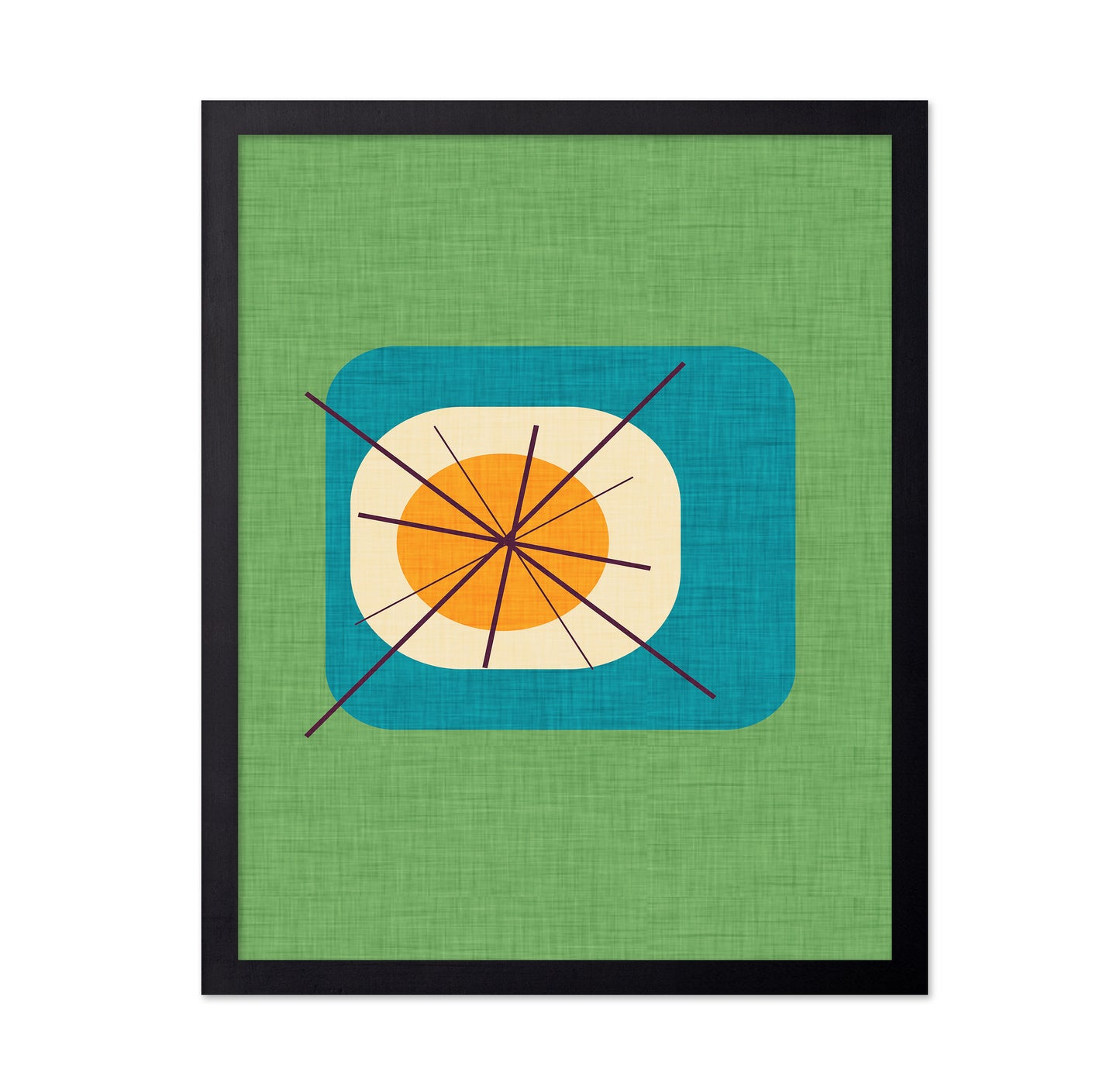 Retro Starburst Panel
