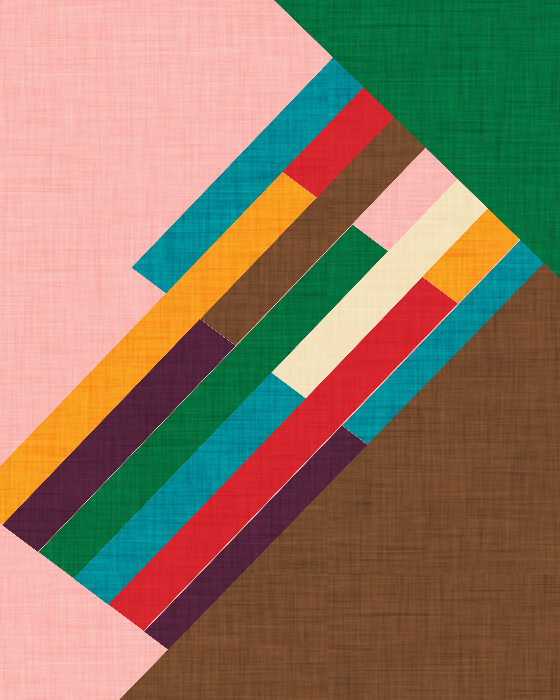 Retro Stripe Geometry