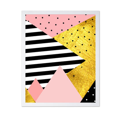 Pink Gold Geometry