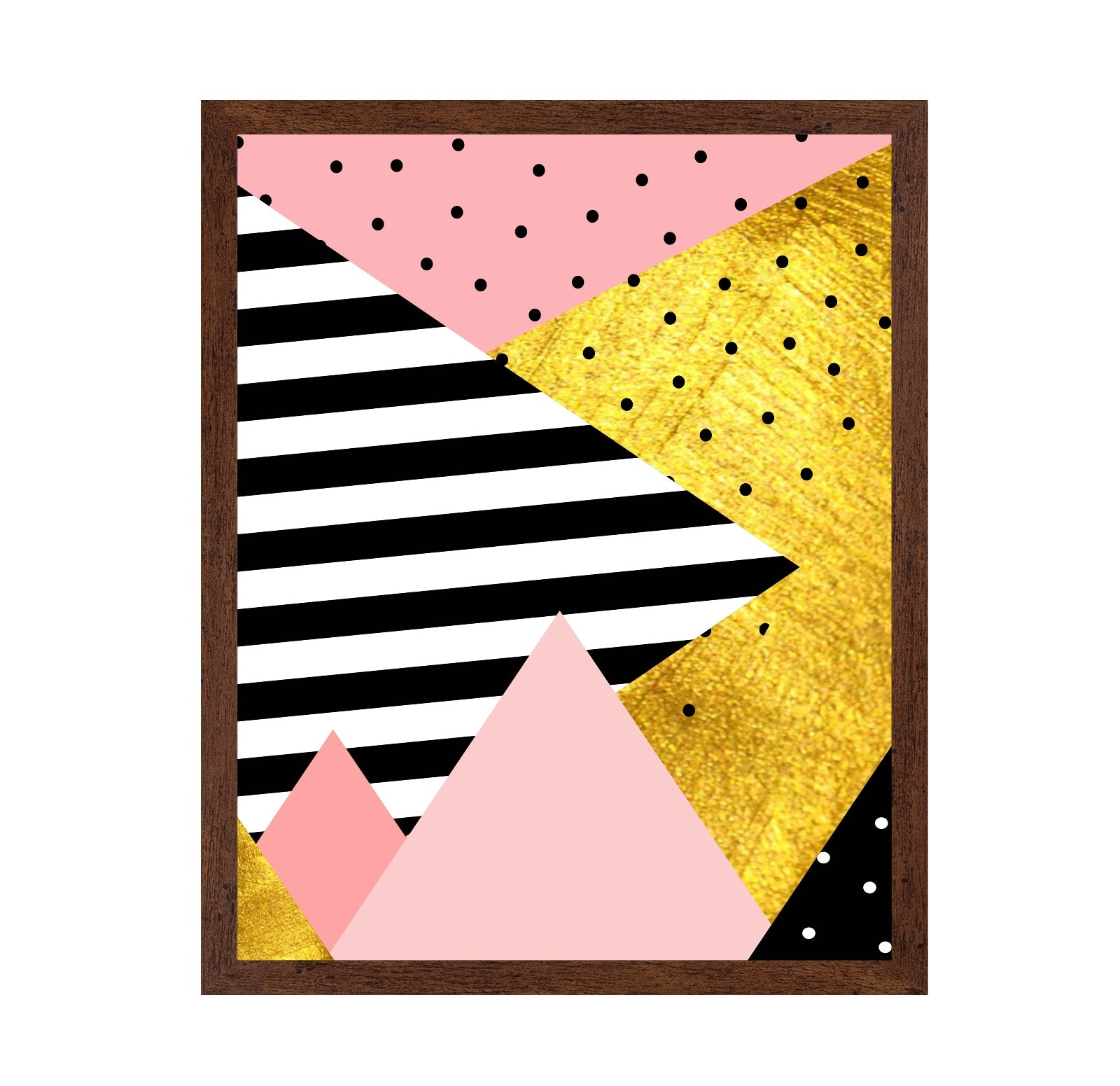Pink Gold Geometry