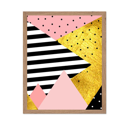 Pink Gold Geometry