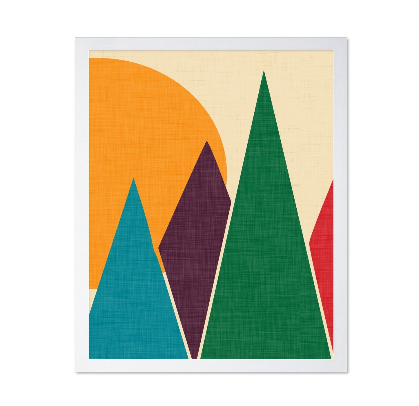 Geometric Sunset Peaks