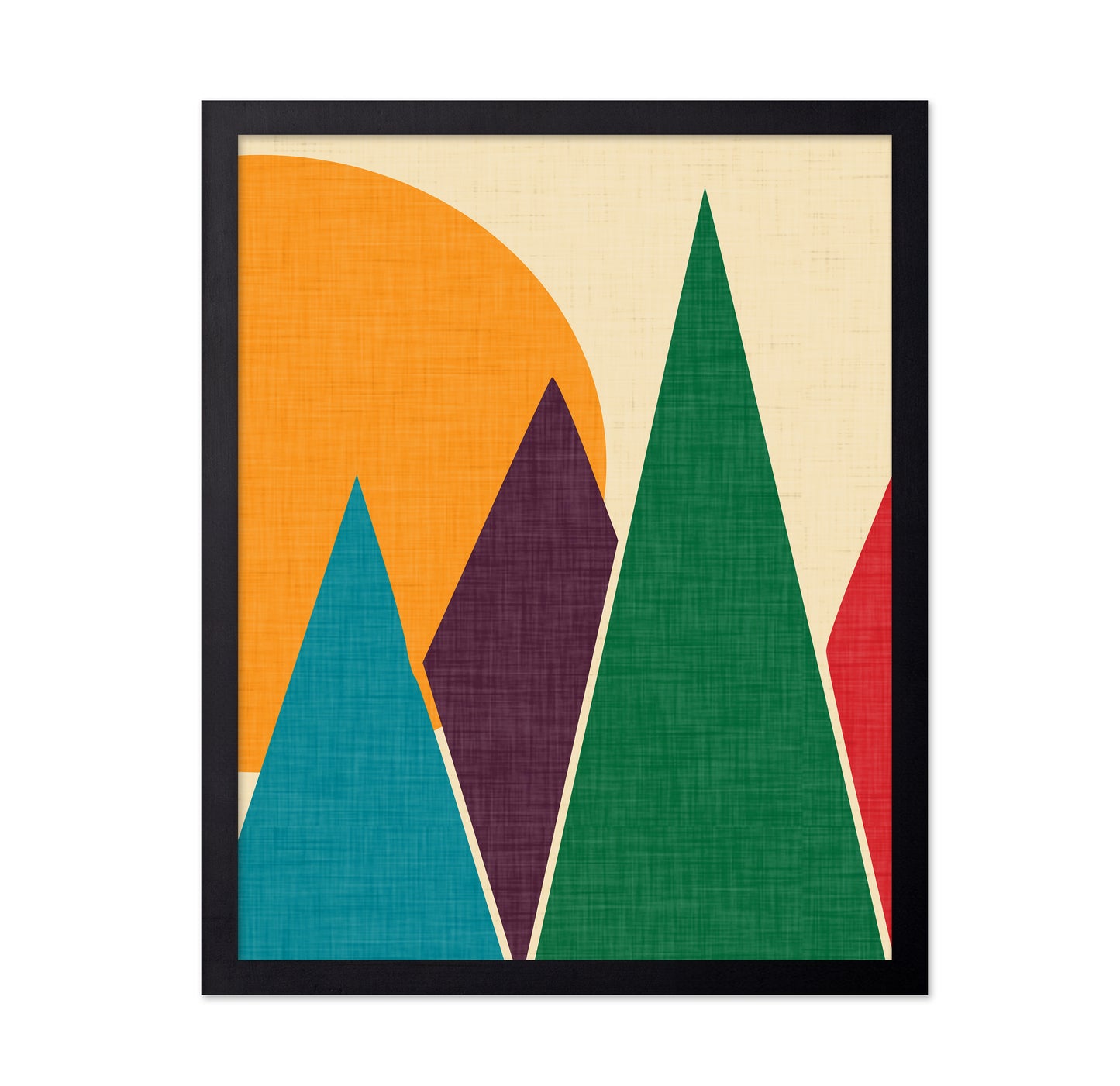 Geometric Sunset Peaks